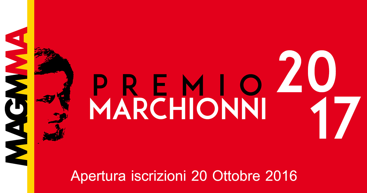 Apertura iscrizioni Premio Marchionni 2017